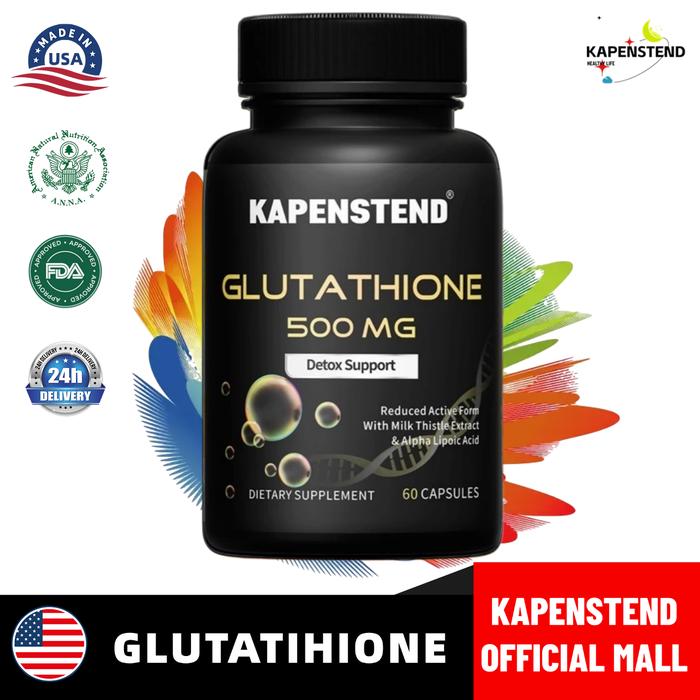 pil glutathione Promo KAPENSTEND Pemutih 500 MG, Mencerahkan Bintik Hitam & Bintik-Bintik, 60 Kapsul, Detox Support, Asli dari USA - Kab. Tangerang - Prismpulse 8585 BPC-157 - PeakForm Peptides Weight:10 x 5mg Lab Pack 2 Skin Cleanser