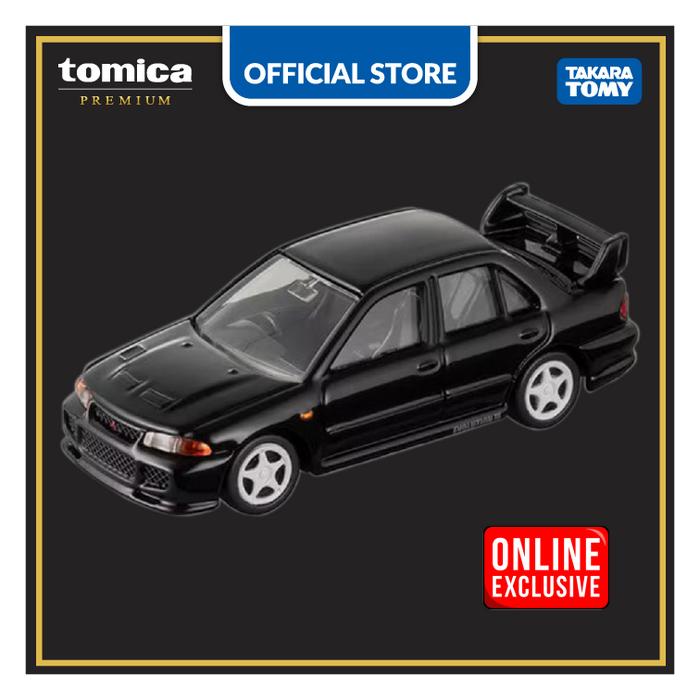 Gambar Tomica Premium 10th Anniversary Mitsubishi Lancer GSR Evolution III CE9A (Black) dari Takara Tomy Official Store Kota Administrasi Jakarta Barat Tokopedia
