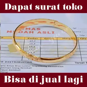 tebus murah gelang tangan emas muda terbaru dapat surat toko