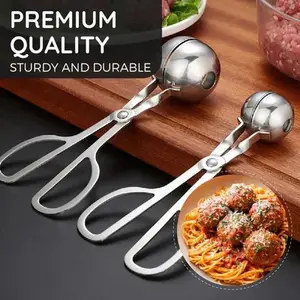 Alat Cetakan Bakso Gunting - Meatball Scoop Ice Cream Stainless Steel DIY AJS