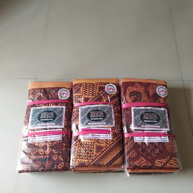 MEGANTARA paket hemat isi 5 pcs kain panjang jumbo jarik batik jumbo jarik serbaguna spesial panjang jumbo peranakan batik parang batik  jogja kain jarik 3