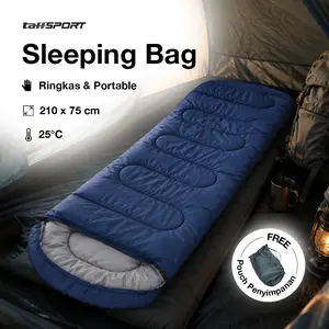 TaffSPORT Kantong Tidur Sleeping Bag 2in1 Envelope Model 2.1Mx75cm - TAF-KL - Tinari