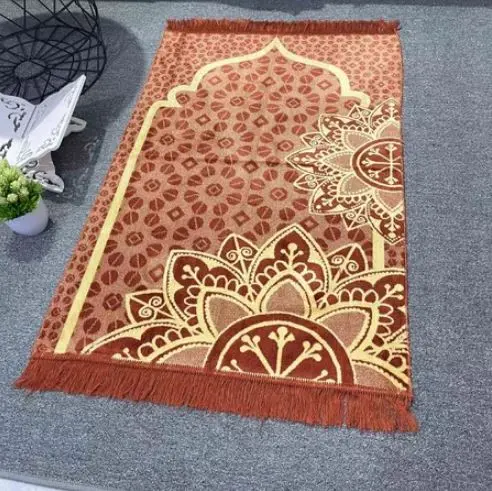 Sajadah Sholat Turki Flora Ukuran 110x70cm Bahan Halus Dan Lembut Murah Kualitas Premium 1