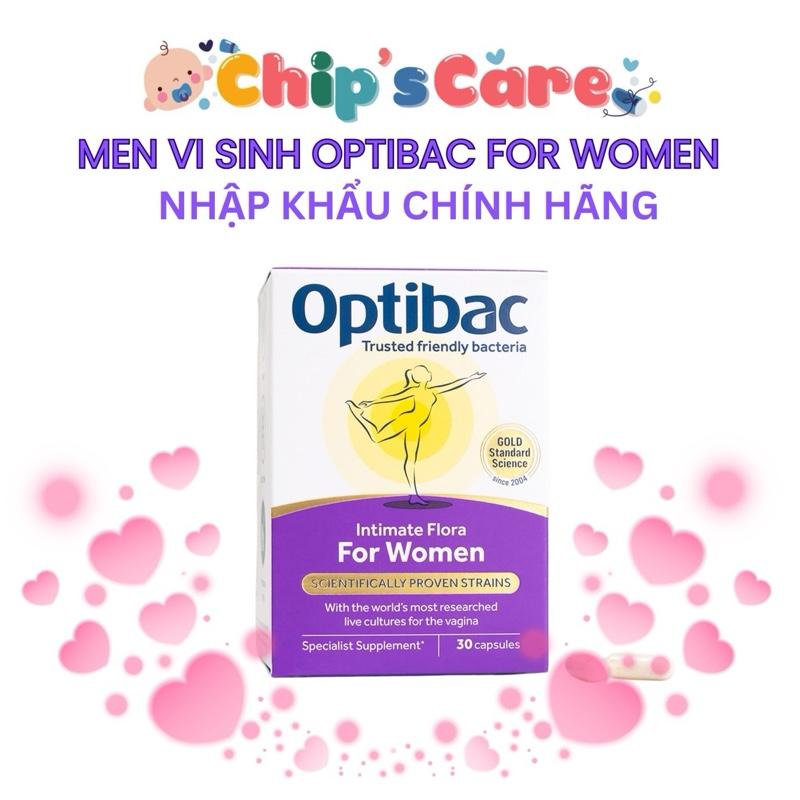  Optibac tím for women viên Men vi sinh cho phụ nữ của Anh- lọ 14v 30v 90v  