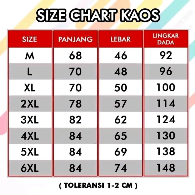 KAOS BIGSIZE 77 JUMBO SIZE M-XXXXXXL (6XL) KAOS KOMBINASI SABLON ANGKA BAHAN 100% COTTON COMBED KAOS COWOK CEWEK UNISEX BANYAK PILIHAN WARNA BISA CUSTOM WARNA DAN GAMBAR (COD) 7