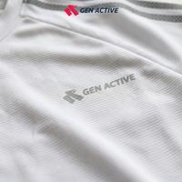 Gambar Kaos Olahraga Pria Dry Fit Gen Active - Baju Sport Lari Gym Fitness Voli Lengan Raglan Adem - Hitam, S dari GEN ACTIVE Kota Administrasi Jakarta Selatan 4 Tokopedia