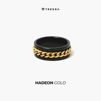 Gambar Treera Hadeon Cincin Hitam Silver Gold Pria Titanium Keren Modern Anti Karat Original Premium 100% Titanium 316L Garansi 100% - Silver, 7 dari Treera Indonesia Kota Surabaya 4 Tokopedia