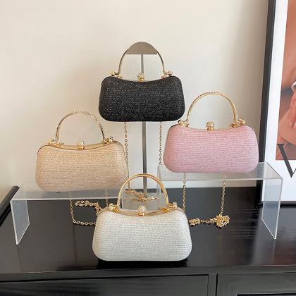 Tas Pesta Mewah Wanita Import Terbaru 2024 Elegan Tas Kondangan Wanita Mewah Clutch Wanita Dompet Pesta Import Hand Bag Wanita Ratunya Sultan Clutch Wanita bling bling Korean Style Elegan Mewah Unik Aesthetic 1