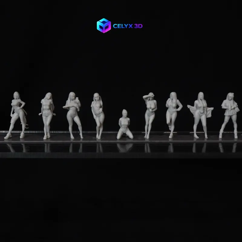 Miniatur Diorama Women Vol.12 Skala 1/64 Resin