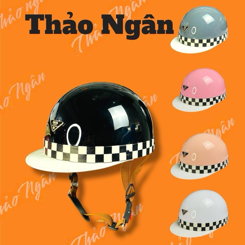 Mũ bảo hiểm nữa đầu Bosozoku Japan Style Nón bảo hiểm Vintage lưỡi trai Có size lớn và vừa