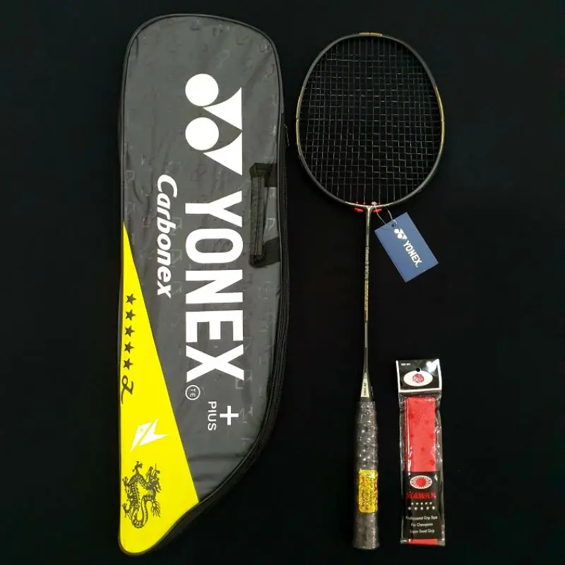RAKET BADMINTON CARBONEX IMPORT  SNAR SUDAH TERPASANG FREE TAS DAN GRIP 4
