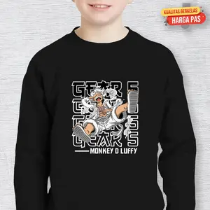 BAJU KAOS ANAK ONE PIECE LUFFY GEAR 5 USIA 1-14 TAHUN / KAOS ANAK LAKI LAKI MURAH TERBARU