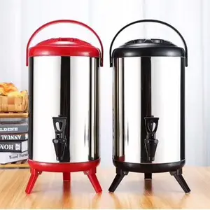 Termos Milktea Jar 6 Liter / 8 Liter / 10 Liter / 12 Liter Teko Air Panas Teh Kopi Stainless Steel