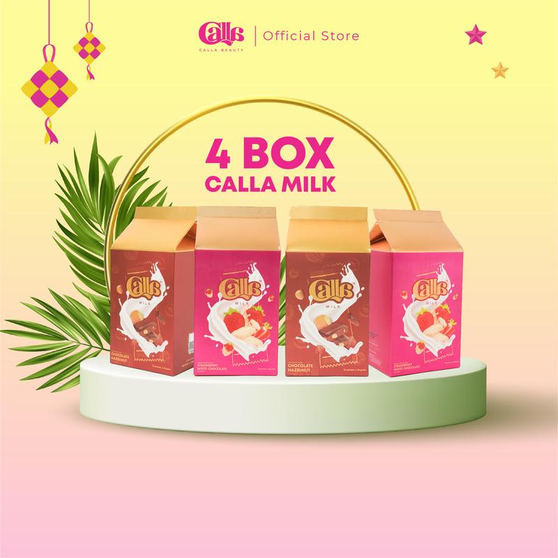 CALLA MILK | Combo 4 Box Susu Kambing Berperisa 4 Box 15 Sachet ...