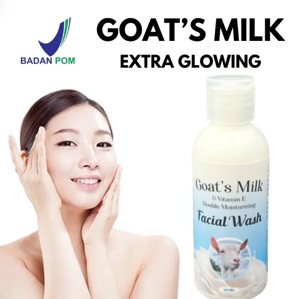 SABUN PEMUTIH WAJAH SUSU DOMBA 60ML GLUTHATHIONE VITAMIN C VITAMIN E MENCERAHKAN Pencerah Perawatan Facial Memudarkan Muka Pelembab Membersihkan