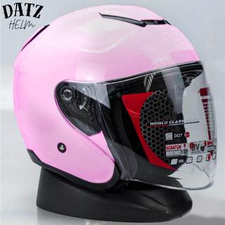 Helm Half Face MLA KYOTO | HITAM GLOSS  Kaca Visor Bening | Helm Premium Untuk Pria Dan Wanita Dewasa SNI Motorcycle 3