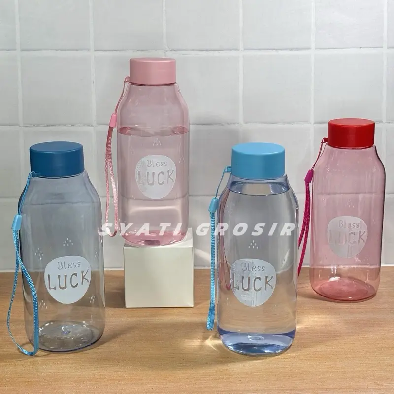 Botol Minum BPA FREE Bless Luck/ Wish You Luck Botol Baru 500ml