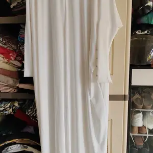 Zazaa Label - Haniya Jersey Abaya Set Hijab Muslim Polos Model Batwing Busui Dewasa