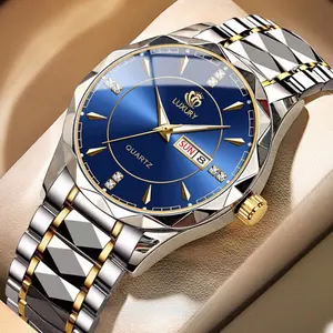 [ Komen “ MAU “ 5 Kali ] Jam Tangan Pria LUXURY Premium Analog Casual Look Original Terbaru Tahan Air Stainless Steel Anti Karat