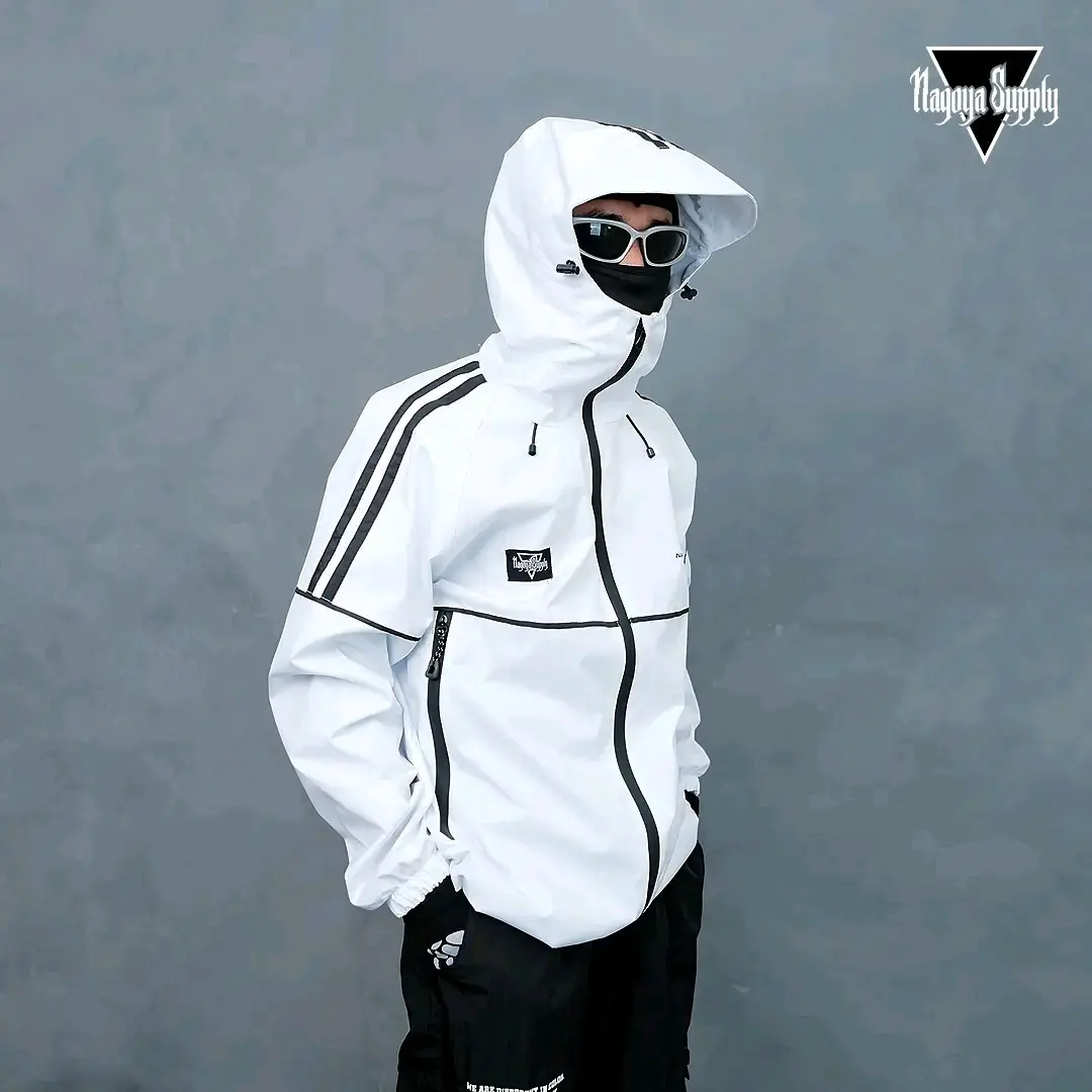 Jaket pria Gorpcore casual/ jaket ultras anti Air jaket cowo outdoor hitam Keren