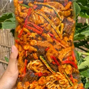 Seblak Campur 500 Gram Cemilan Krupuk Seblak Mix Pedas [Seblak As Beton - Seblak Jengkol - Seblak Sisir - Seblak Kerupuk Sebring Rafael]