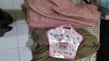 Product Review of (FREE POUCH) Pashmina Crinkle Premium / Pashmina Kusut Premium Termurah / Pashmina Crinkle Termurah from م**ف 0