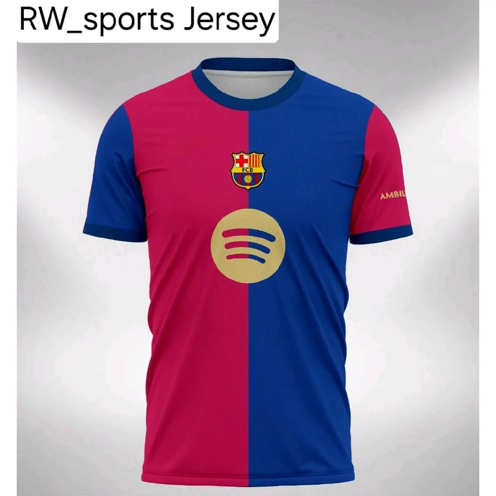 JERSEY BARCELONA FC HOME 2024 2025 BAHAN DRYFIT FULL PRINTING GRATIS NAMA DAN NOMER PUNGGUNG.