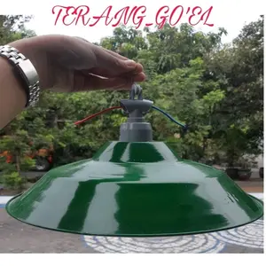 KAP HIJAU BESAR TEBAl + FITTING (Diameter 31cm)- ETR