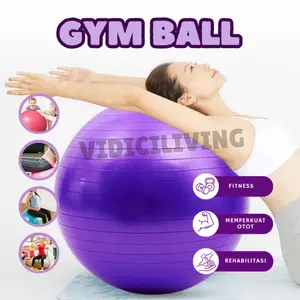 Gym Ball Bola Yoga GymBall Alat Fitness Senam Olahraga