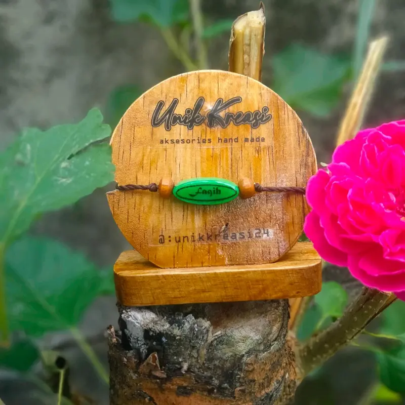 Gelang Custom Nama Resin Unik Kreasi Bracelets Elegan Shop