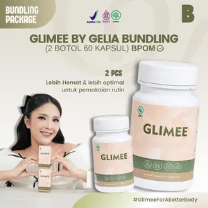 Gelia Linda Glimee By Gelia Linda 2PCS (ISI 60 CPSL) Suplemen Herbal Pendamping Gaya Hidup Sehat BPOM Terdaftar