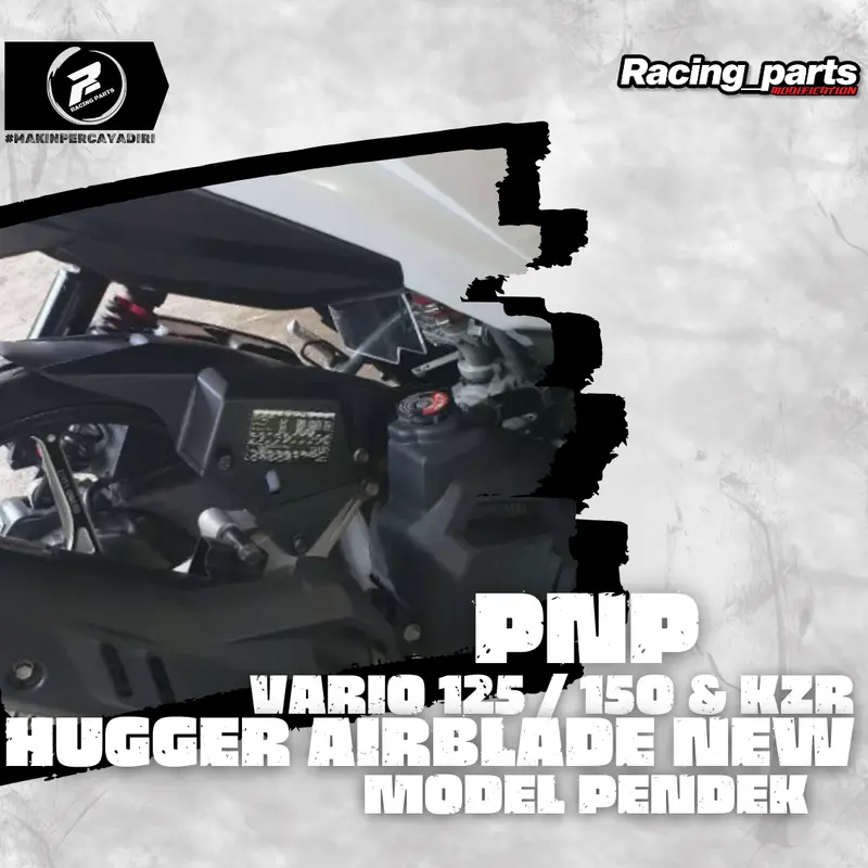 Hugger Vario 125 & Vario 150 New Airblade Spakboard Kolong Asli Vietnam Model Pendek Perlindungan Gaya Motor Bergaransi 4