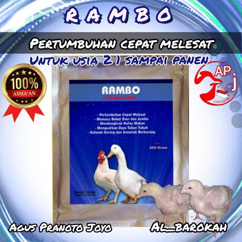 Product Introduction of Suplemen Kesehatan Rambo (Ramuan Jumbo) untuk Unggas - 200 8