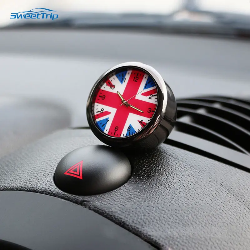 Motorcycle Clock Clocks Simple Mini Car Digital Watch 2024 Convenient Car Clock Dashboard Interior Parts Automobiles Accessories Decor