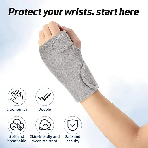 1 Pieces Carpal Tunnel Wrist Braces for Night Wrist Sleep Support Brace Wrist Splint Stabilizer and Hand Brace Cushioned