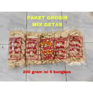 PROMO!! PAKET GROSIR MIX GETAS(Usus,sanggul,getas,kancing,mini)