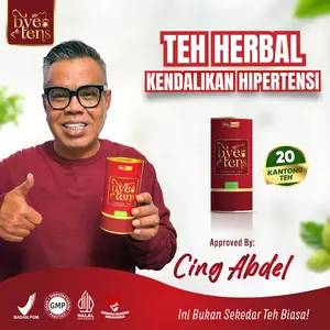 Bye Tens Bio Gold Premium Tea Teh Herbal Alami 20 Pouch Green Greentea Membantu Mengatasi Hipertensi