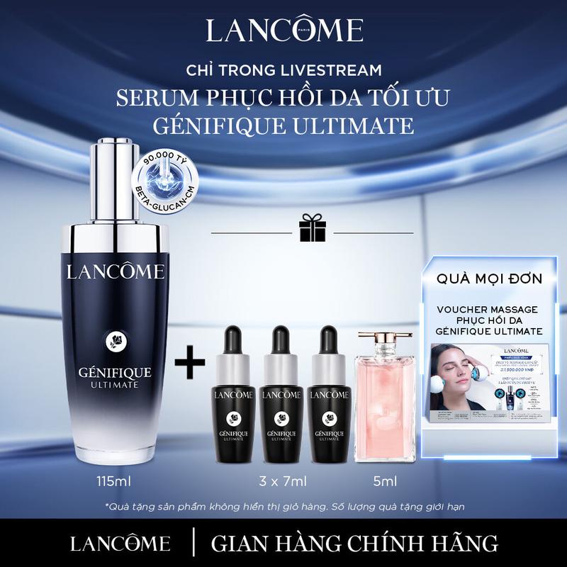 [DUY NHẤT 13 - 15.07] Dưỡng chất (Serum) phục hồi da tối ưu Lancôme Génifique Ultimate 115ml