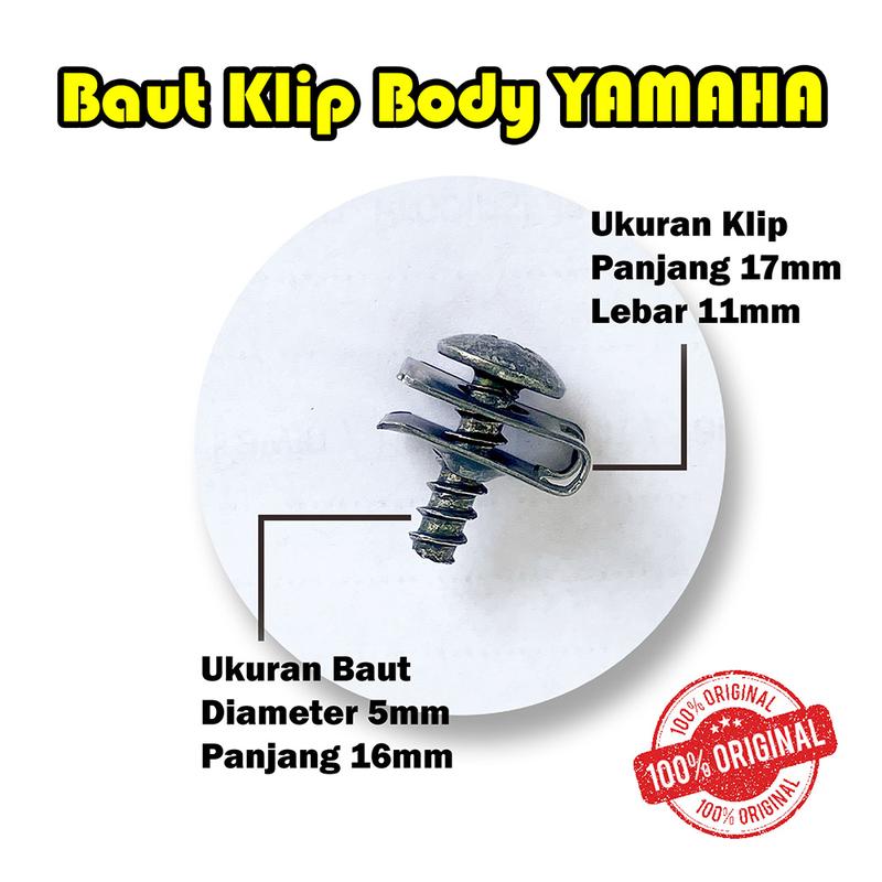 Product Introduction of Baut Klip Batok Yamaha NMAX Mio Aerox Jupiter Vega Nuvo dll 25