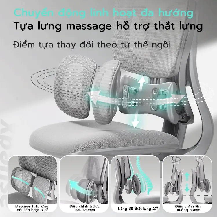 Ghế công thái học Xpanse T10 Đuổi theo độ cong lưng động bằng lò xo độc lập, Đẩy trước nâng đỡ chính xác vùng thắt lưng | ghế làm việc | ghế gaming | BigBuy360 - bigbuy360.vn Ghế công thái học Xpanse T10 Đuổi theo độ cong lưng động bằng lò xo độc lập, Đẩy trước nâng đỡ chính xác vùng thắt lưng | ghế làm việc | ghế gaming | BigBuy360 - bigbuy360.vn