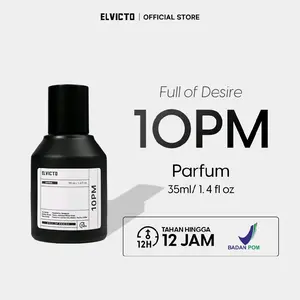 ELVICTO 10PM PARFUM 35ml | Perfume Tahan Lama Minyak Wangi Tahan Lama Parfum Unisex Parfum Pria Tahan Lama Parfum Cowo Parfum Tahan Lama Parfum Wanita Tahan lama Parfum Awet 12 jam EDP BPOM