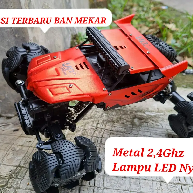 Mobil RC ANTI AIR Remote Control 4WD 2,4Ghz Ban Mekar RC Offroad UPGRADE BATERE CADANGAN 4
