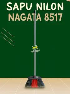 Nagata Sapu Lantai Nylon Plastik 8517 Dengan Gagang Tahan Lama