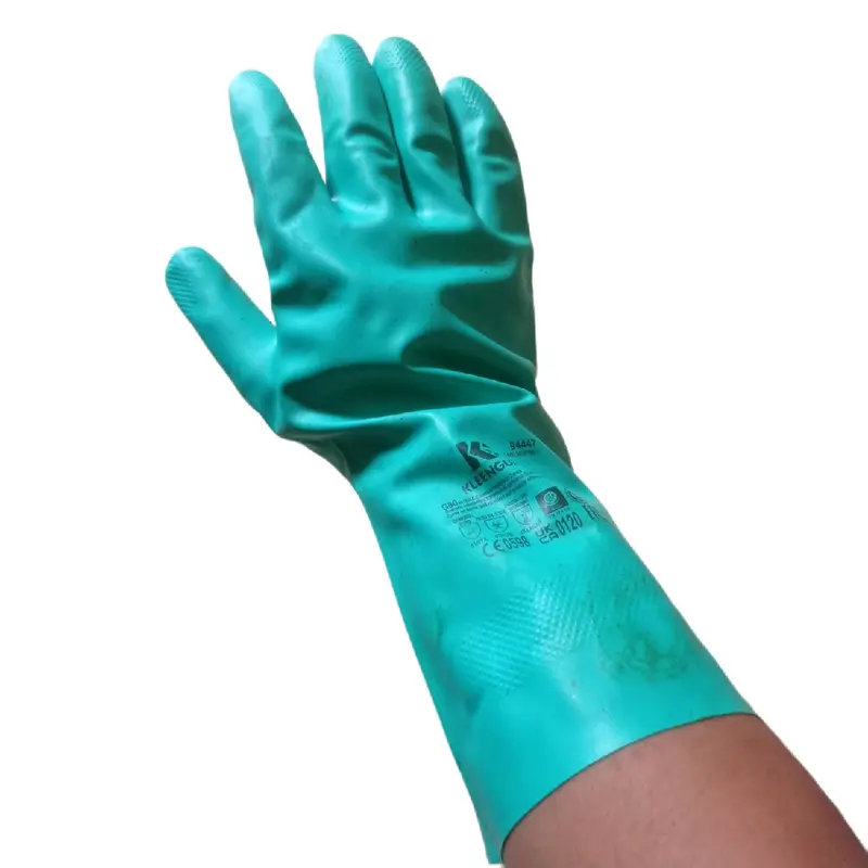 Sarung Tangan Karet Latex Tebal Ruberrex untuk Cairan Kimia dan Pembuatan Pot Semen - Cleaning 1