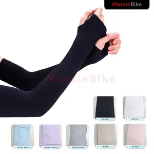CYCLEMAXX XT9001 Manset Tangan Polos Lubang Jempol Lengan Sepeda Motor Olahraga Outdoor Arm Sleeve Pria Wanita Anti UV Lengan