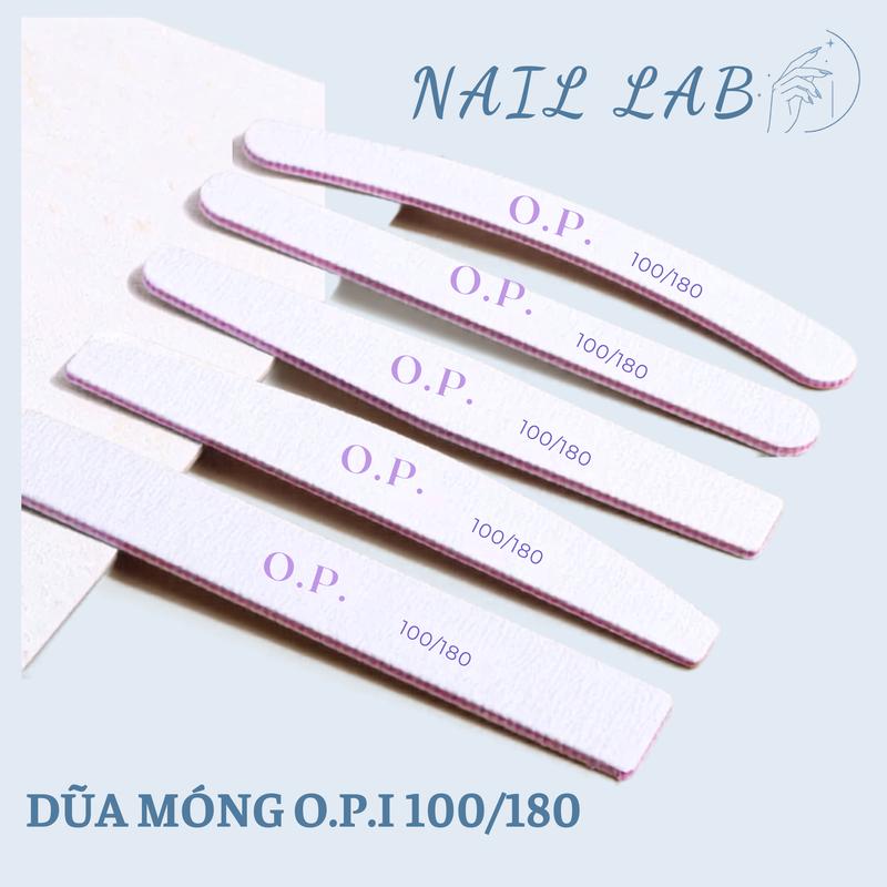 Dũa móng O.P.I loại cứng dùng bền - Dũa dày hình chuyên dụng cho dân làm móng -…