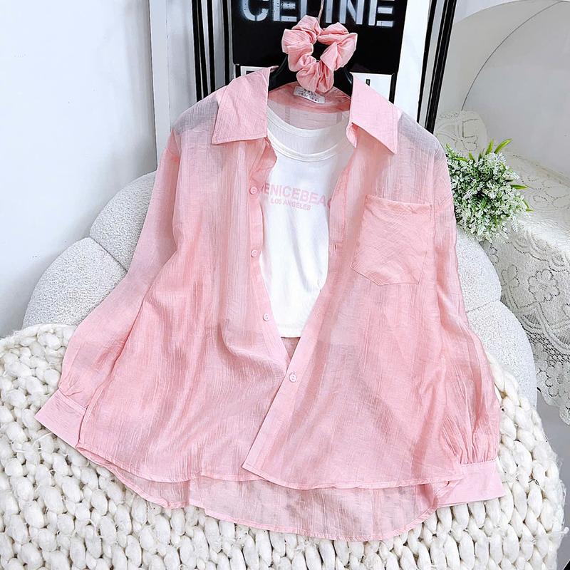 Áo So Mi Ngắn Tay Nữ Nhiều Màu Chất Lụa Cát Hàn Phong Cách Hàn Quốc  Thêu QIHO | BigBuy360 - bigbuy360.vn