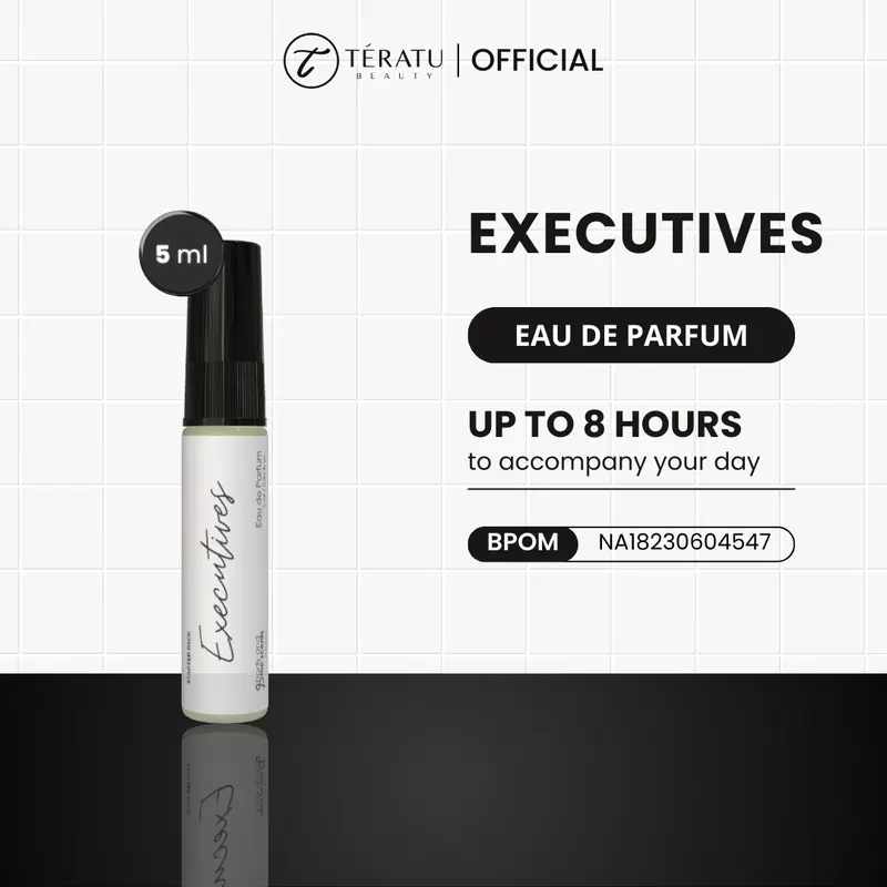 TERATU BEAUTY Eau de Parfum EDP Executives (Starter Pack) 5ml (Parfum Tahan Lama Pria Wanita EDP Starter Pack ml