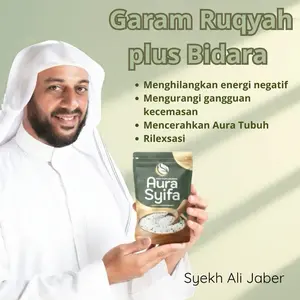 Aura Syifa Garam Ruqyah plus Bidara Aura Syifa isi 750 gram Membantu Membersihkan Energi Negatif & Pendukung Ikhtiar Rukyah Spiritual