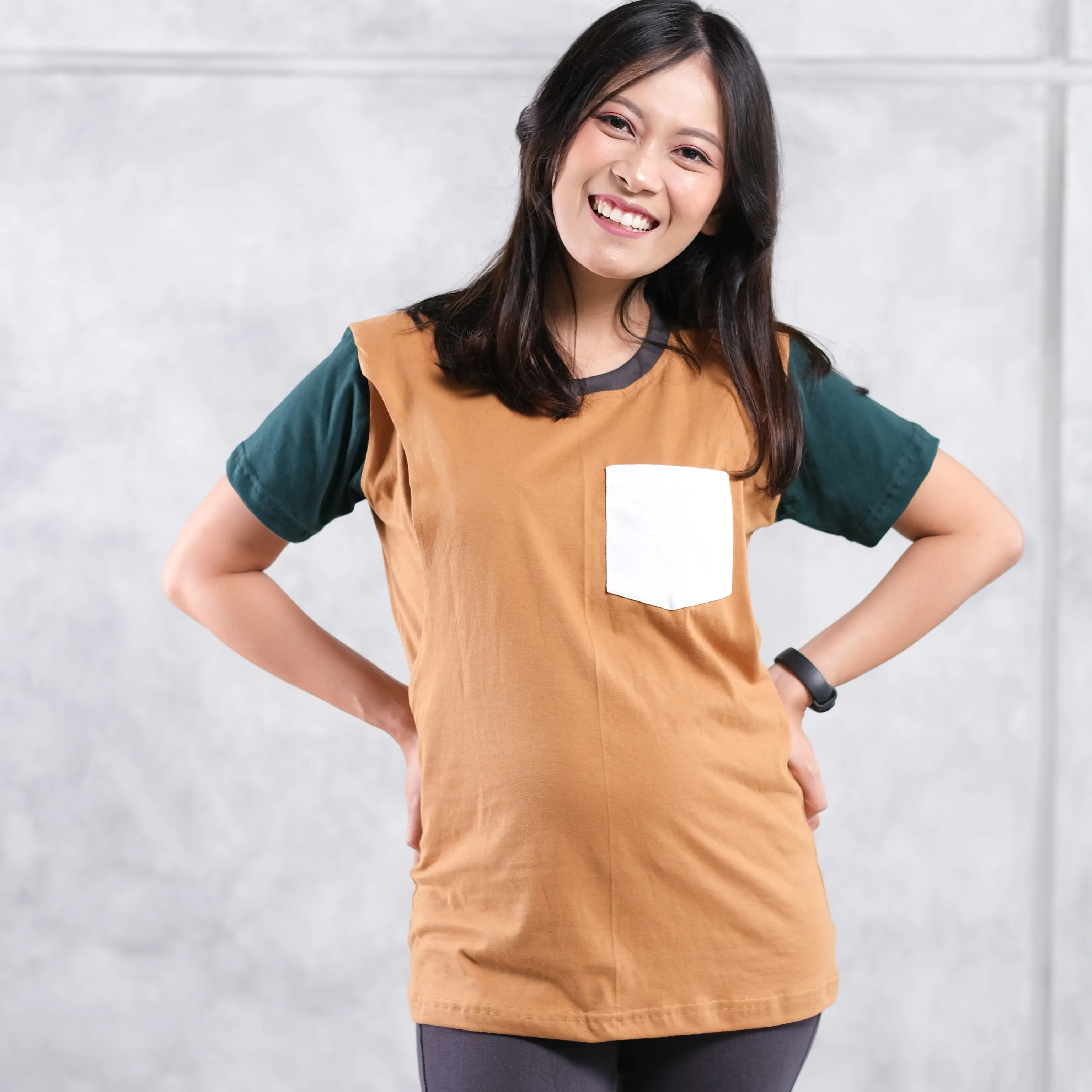Kaos Menyusui Spesial Edition Simpanse Combed Cotton